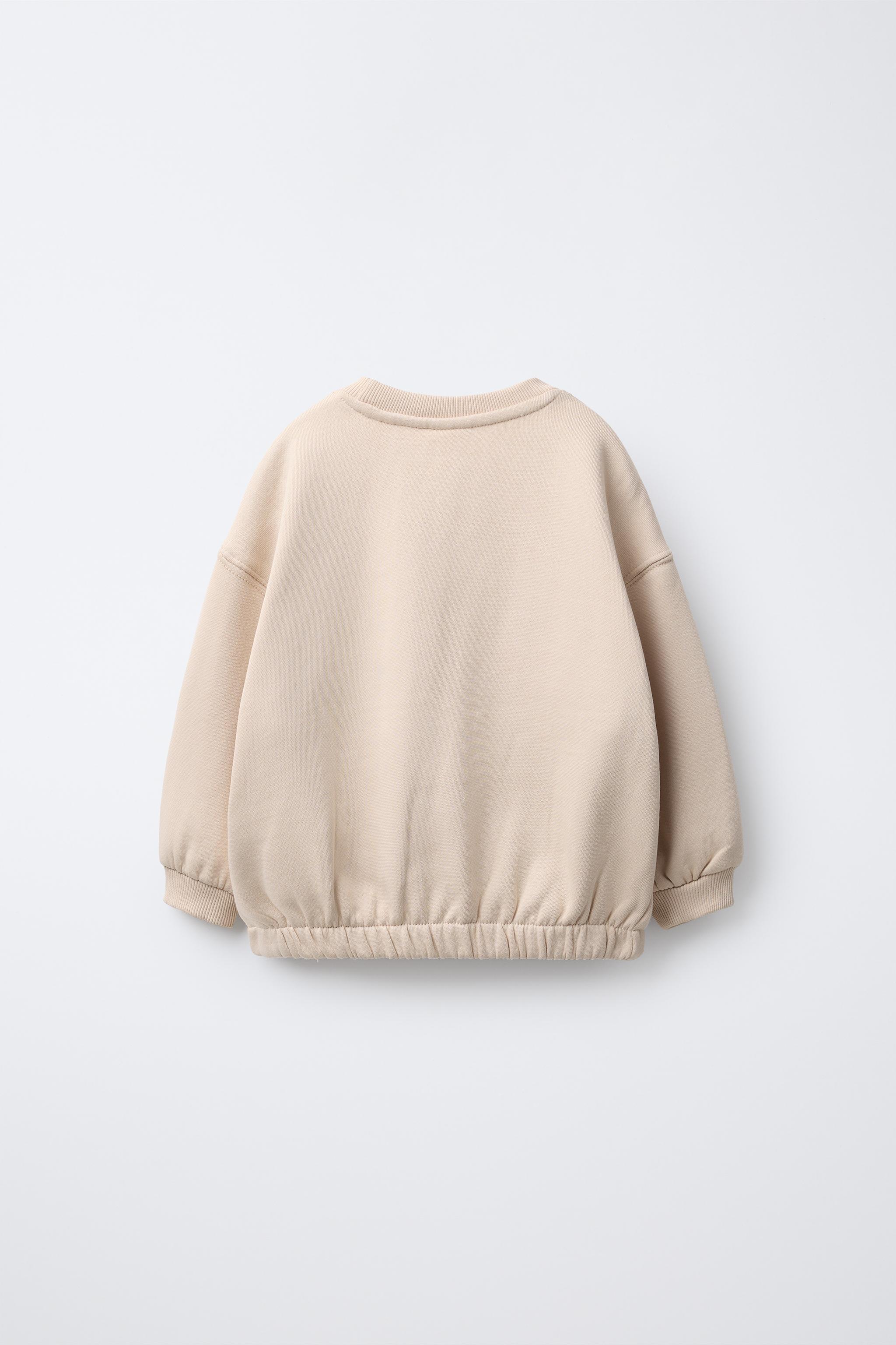 CONTRAST EMBROIDERED SWEATSHIRT